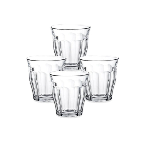 Duralex 160ml Picardie Glass Tumbler Set Duralex 160ml Picardie Glass Tumbler Set