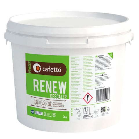 Cafetto 2kg Renew Descaler Powder Cafetto 2kg Renew Descaler Powder