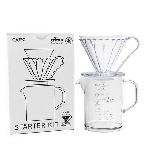 Cafec 1-2 Cup Pour Over Starter Kit Cafec 1-2 Cup Pour Over Starter Kit