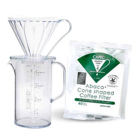 Cafec 2-4 Cup Pour Over Starter Kit Cafec 2-4 Cup Pour Over Starter Kit
