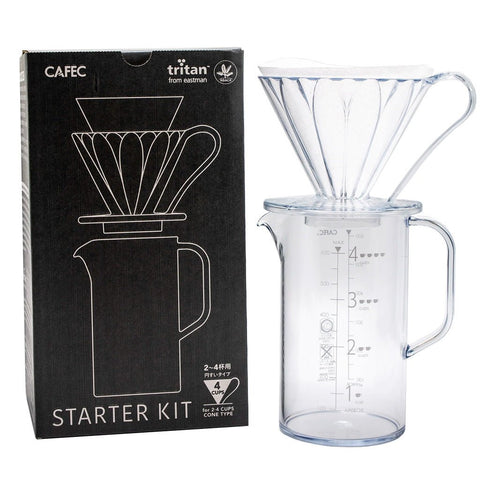 Cafec 2-4 Cup Pour Over Starter Kit Cafec 2-4 Cup Pour Over Starter Kit