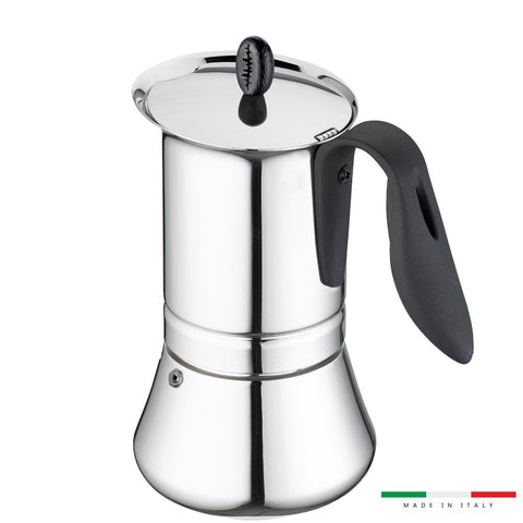 GAT Lady Induction Moka Pot 10 Cup Coffee Maker GAT Lady Induction Moka Pot 10 Cup Coffee Maker