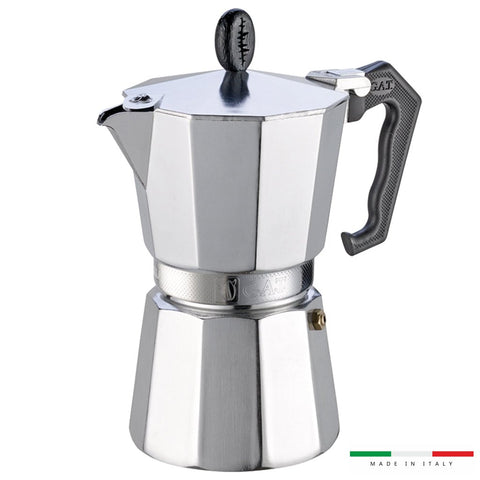 GAT Lady Oro Moka Pot 1 Cup Coffee Maker GAT Lady Oro Moka Pot 1 Cup Coffee Maker