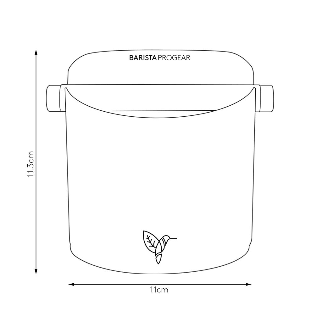 Barista Progear Black Miner Home Knock Bin - Barista Supplies Barista Progear Black Miner Home Knock Bin - Barista Supplies