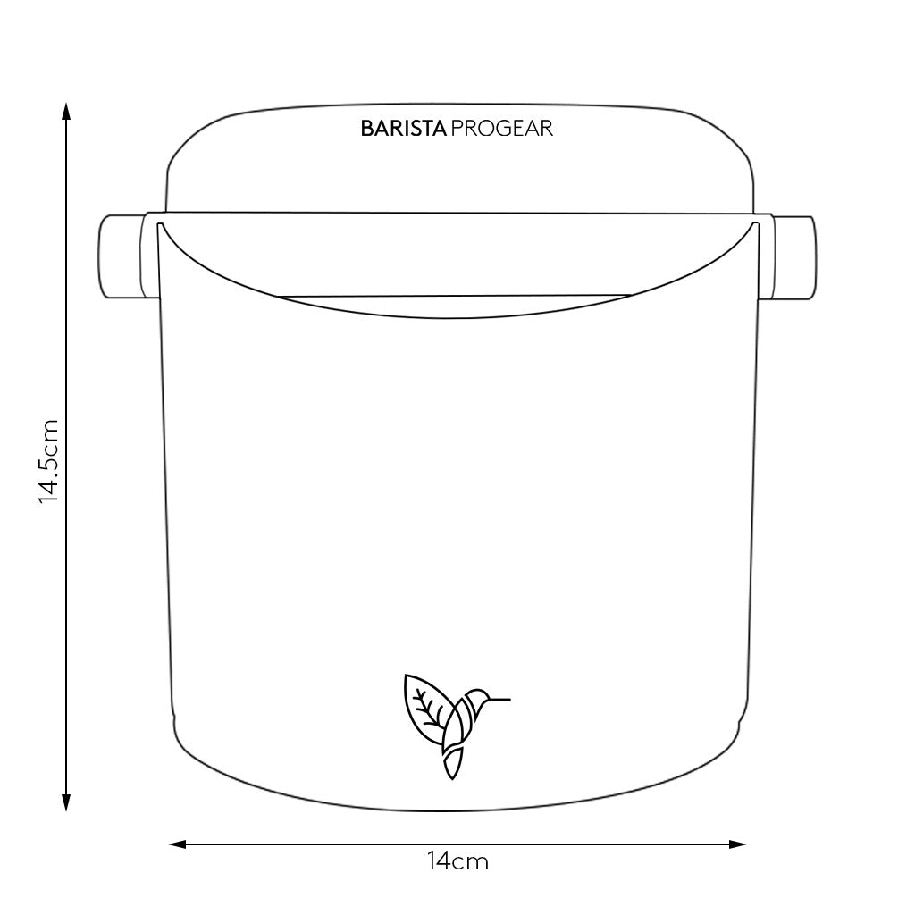 Barista Progear Black Starling Home Knock Bin - Barista Supplies Barista Progear Black Starling Home Knock Bin - Barista Supplies