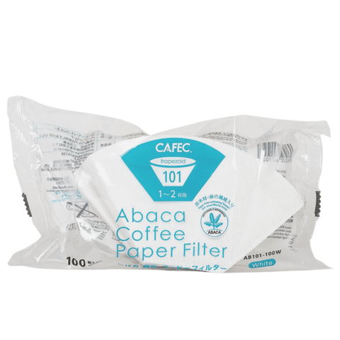 Cafec 1-2 Cup Abaca Trapezoid Filter Paper 100 Pack - Barista Supplies Cafec 1-2 Cup Abaca Trapezoid Filter Paper 100 Pack - Barista Supplies