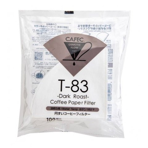 Cafec 1 Cup Dark Roast Filter Paper 100 Pack - Barista Supplies Cafec 1 Cup Dark Roast Filter Paper 100 Pack - Barista Supplies
