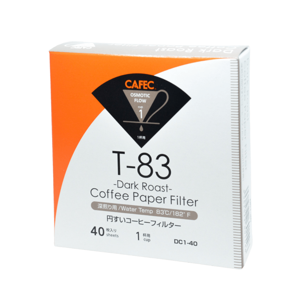 Cafec 1 Cup Dark Roast Filter Paper 40 Pack - Barista Supplies Cafec 1 Cup Dark Roast Filter Paper 40 Pack - Barista Supplies