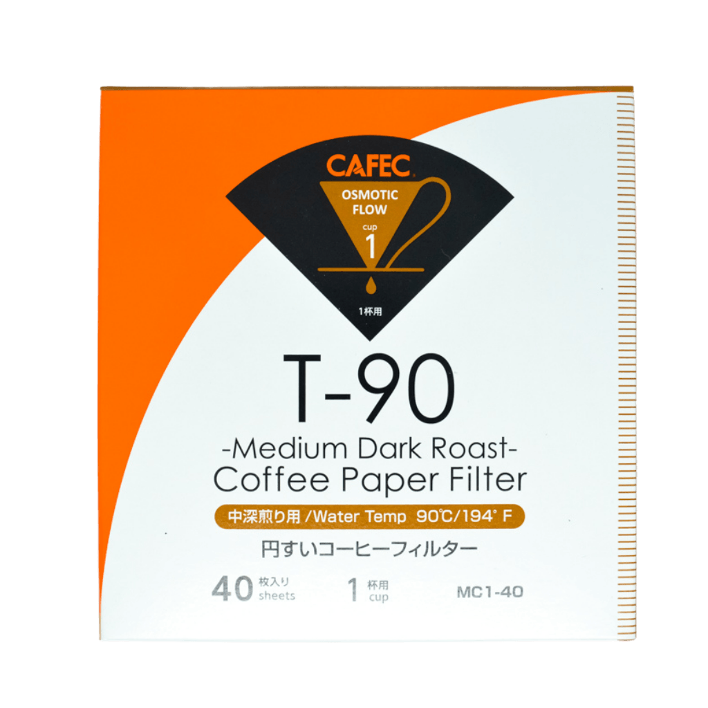Cafec 1 Cup Medium Roast Filter Paper 40 Pack - Barista Supplies Cafec 1 Cup Medium Roast Filter Paper 40 Pack - Barista Supplies