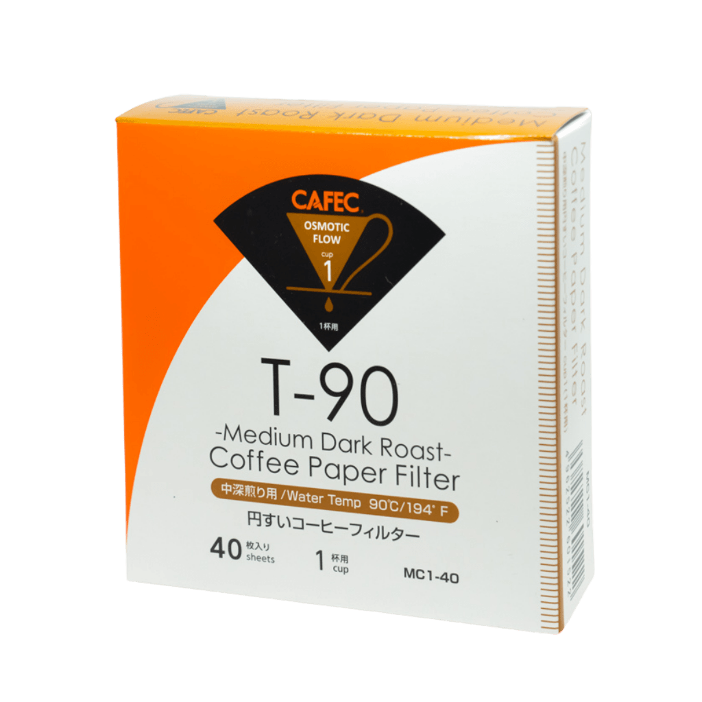 Cafec 1 Cup Medium Roast Filter Paper 40 Pack - Barista Supplies Cafec 1 Cup Medium Roast Filter Paper 40 Pack - Barista Supplies