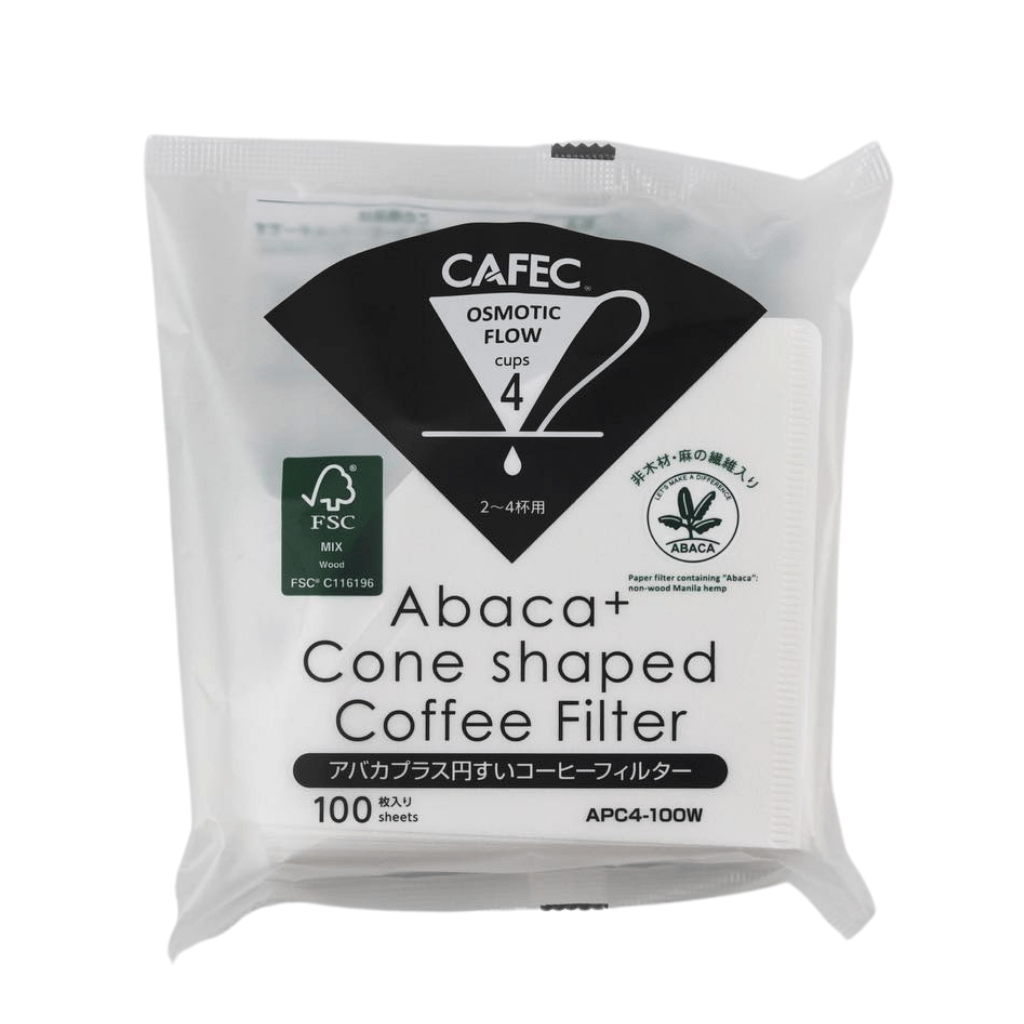 Cafec 2 Cup Abaca Plus Filter Paper 100 Pack - Barista Supplies Cafec 2 Cup Abaca Plus Filter Paper 100 Pack - Barista Supplies