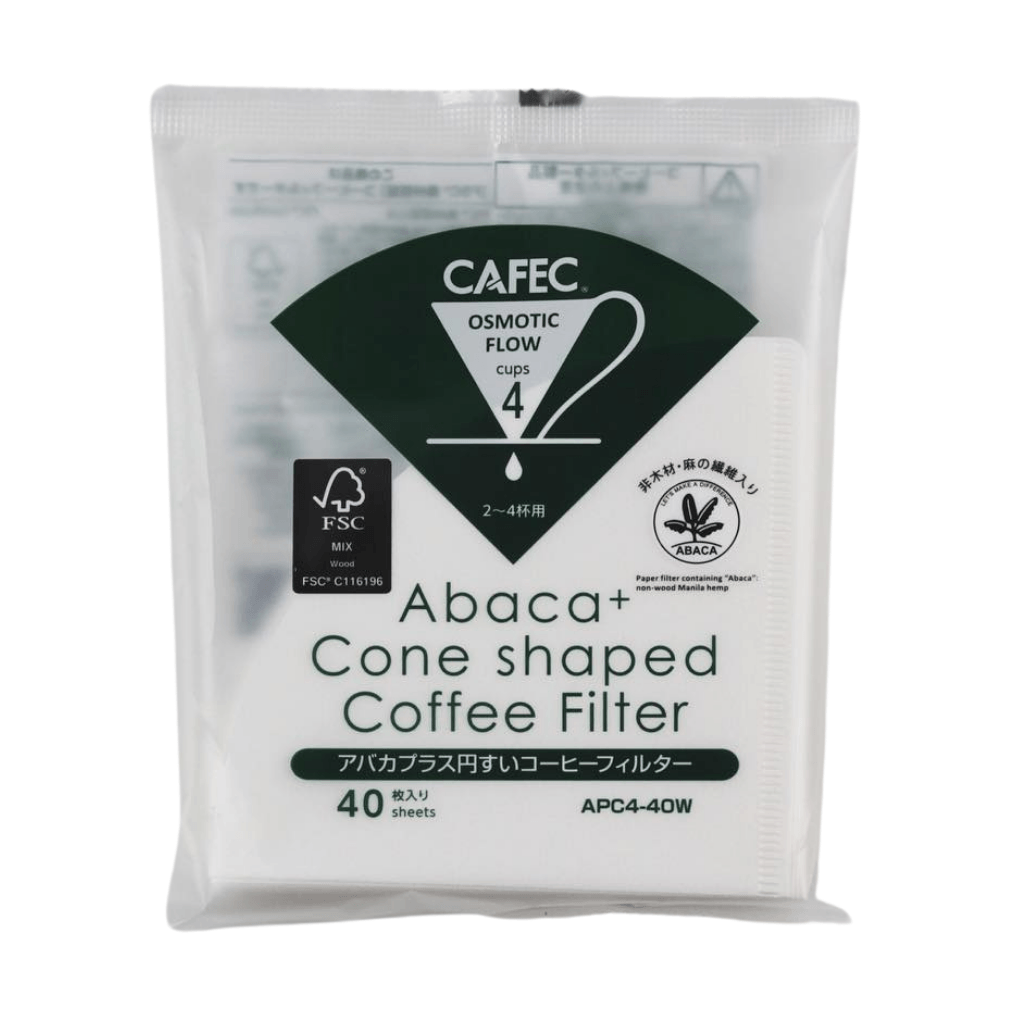 Cafec 2 Cup Abaca Plus Filter Paper 40 Pack - Barista Supplies Cafec 2 Cup Abaca Plus Filter Paper 40 Pack - Barista Supplies