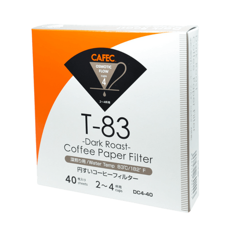 Cafec 2 Cup Dark Roast Filter Paper 40 Pack - Barista Supplies Cafec 2 Cup Dark Roast Filter Paper 40 Pack - Barista Supplies