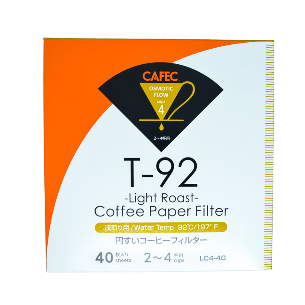 Cafec 2 Cup Light Roast Filter Paper 40 Pack - Barista Supplies Cafec 2 Cup Light Roast Filter Paper 40 Pack - Barista Supplies