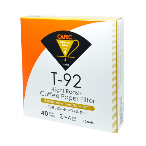 Cafec 2 Cup Light Roast Filter Paper 40 Pack - Barista Supplies Cafec 2 Cup Light Roast Filter Paper 40 Pack - Barista Supplies