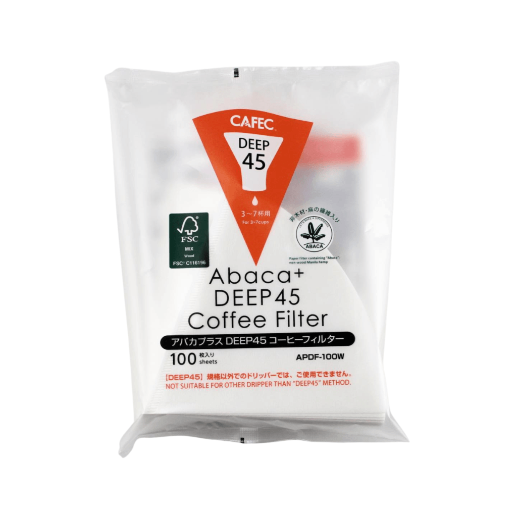 Cafec Abaca Plus Deep Dripper Filter Paper 100 Pack - Barista Supplies Cafec Abaca Plus Deep Dripper Filter Paper 100 Pack - Barista Supplies