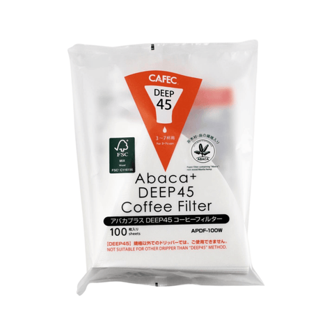 Cafec Abaca Plus Deep Dripper Filter Paper 100 Pack - Barista Supplies Cafec Abaca Plus Deep Dripper Filter Paper 100 Pack - Barista Supplies