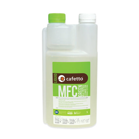 Cafetto 1 Litre Green Milk Frother Cleaner - Barista Supplies Cafetto 1 Litre Green Milk Frother Cleaner - Barista Supplies
