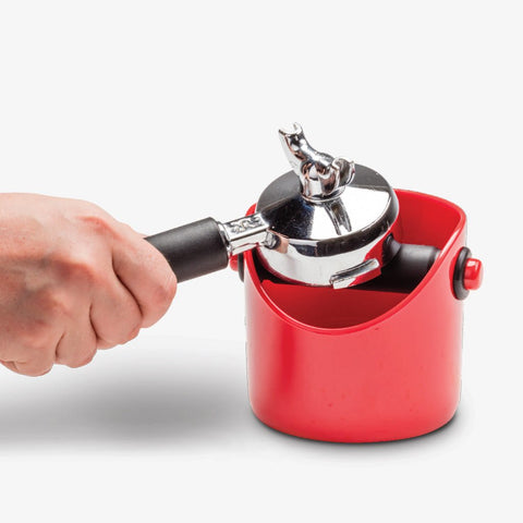 Grindenstein Red Coffee Knock Bin - Barista Supplies Grindenstein Red Coffee Knock Bin - Barista Supplies