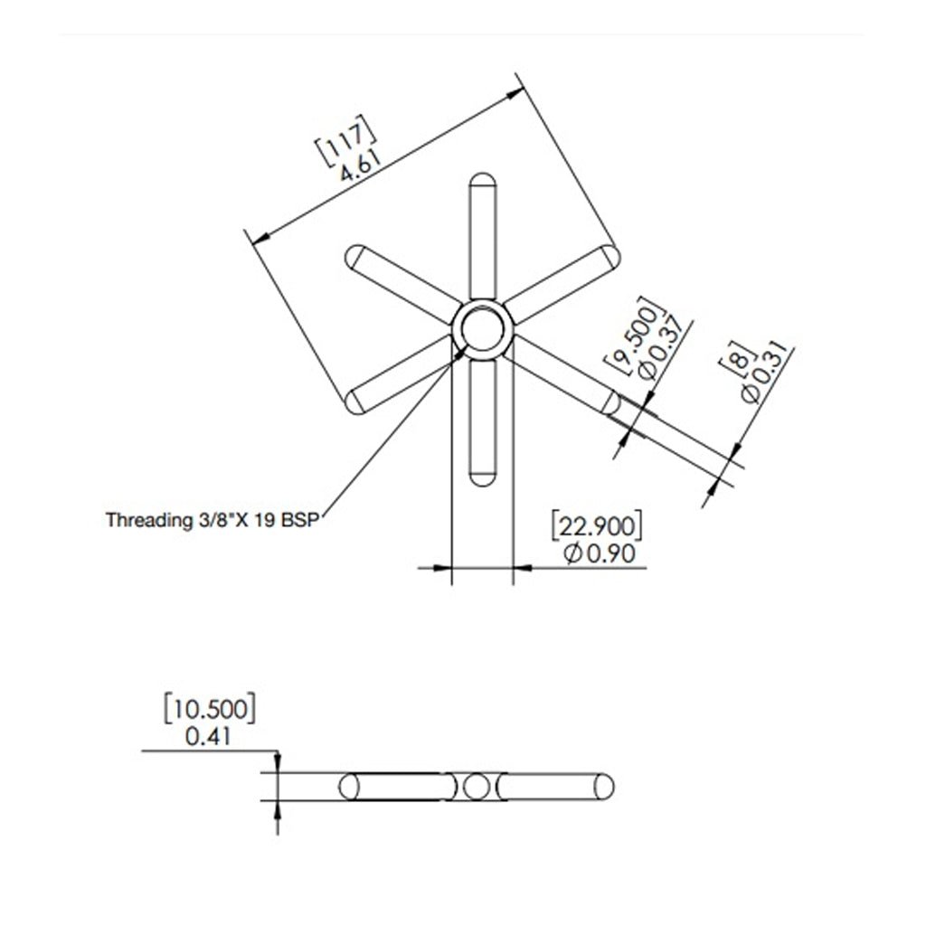Krome Dispense Stainless Steel Rinser Disk - Barista Supplies Krome Dispense Stainless Steel Rinser Disk - Barista Supplies