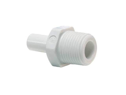 Stem Male Adapter 1/4 OD 1/4 Thread - John Guest - Barista Supplies Stem Male Adapter 1/4 OD 1/4 Thread - John Guest - Barista Supplies