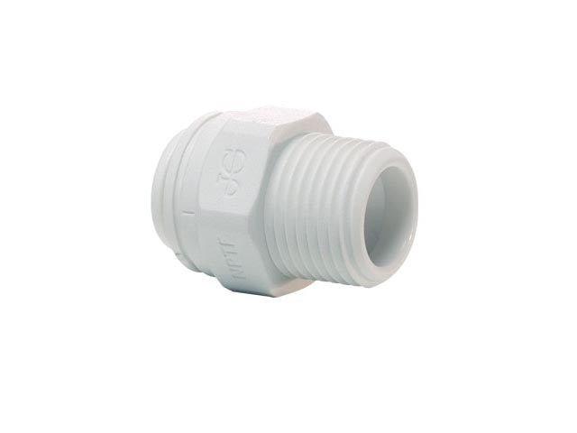 Straight Adaptor 3/8" Push Fit 1/2" Thread - John Guest - Barista Supplies Straight Adaptor 3/8" Push Fit 1/2" Thread - John Guest - Barista Supplies