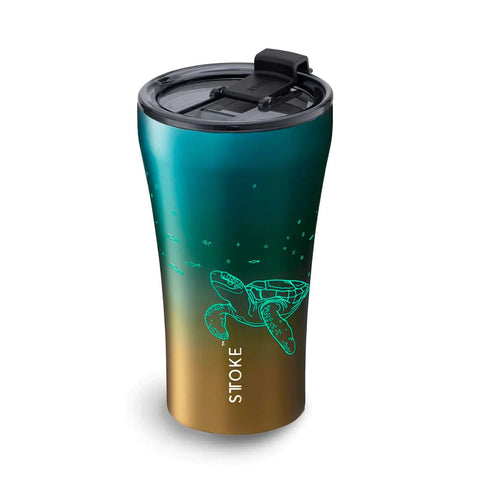 Sttoke 12oz Ocean Glow Reusable Coffee Cup
