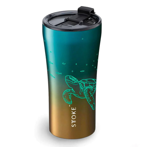 Sttoke 16oz Ocean Glow Reusable Coffee Cup