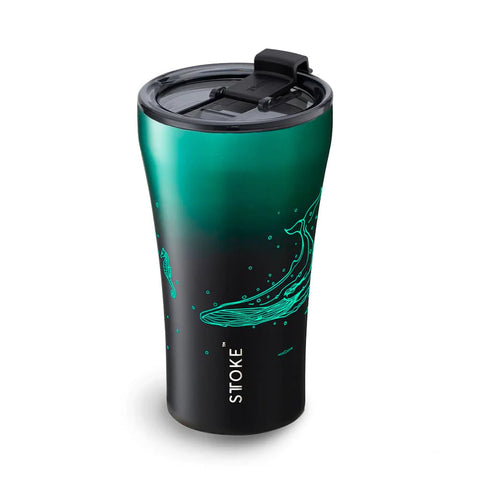 Sttoke 12oz Ocean Glow Reusable Coffee Cup