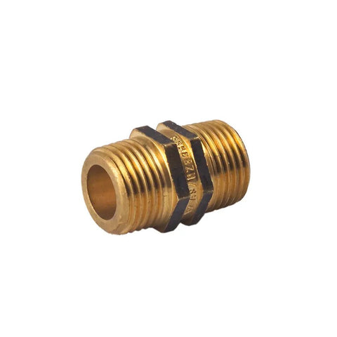 3/8″ x 3/8" Brass Nipple - Barista Supplies