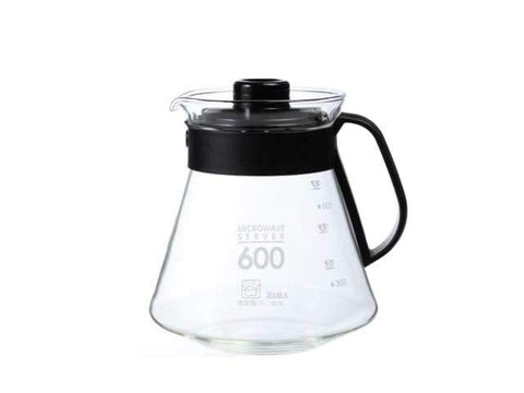600ml Glass Coffee Server Yama - Barista Supplies