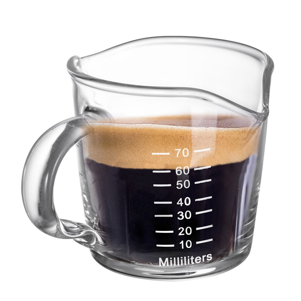 Barista Progear Double Spout Espresso Measure Glass - Barista Supplies