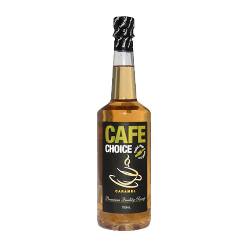 Cafe Choice 750ml Caramel Syrup - Barista Supplies