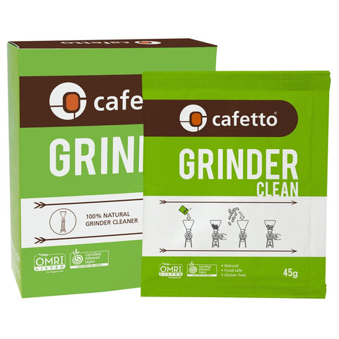 Cafetto 3x45g Grinder Cleaner Sachets - Barista Supplies
