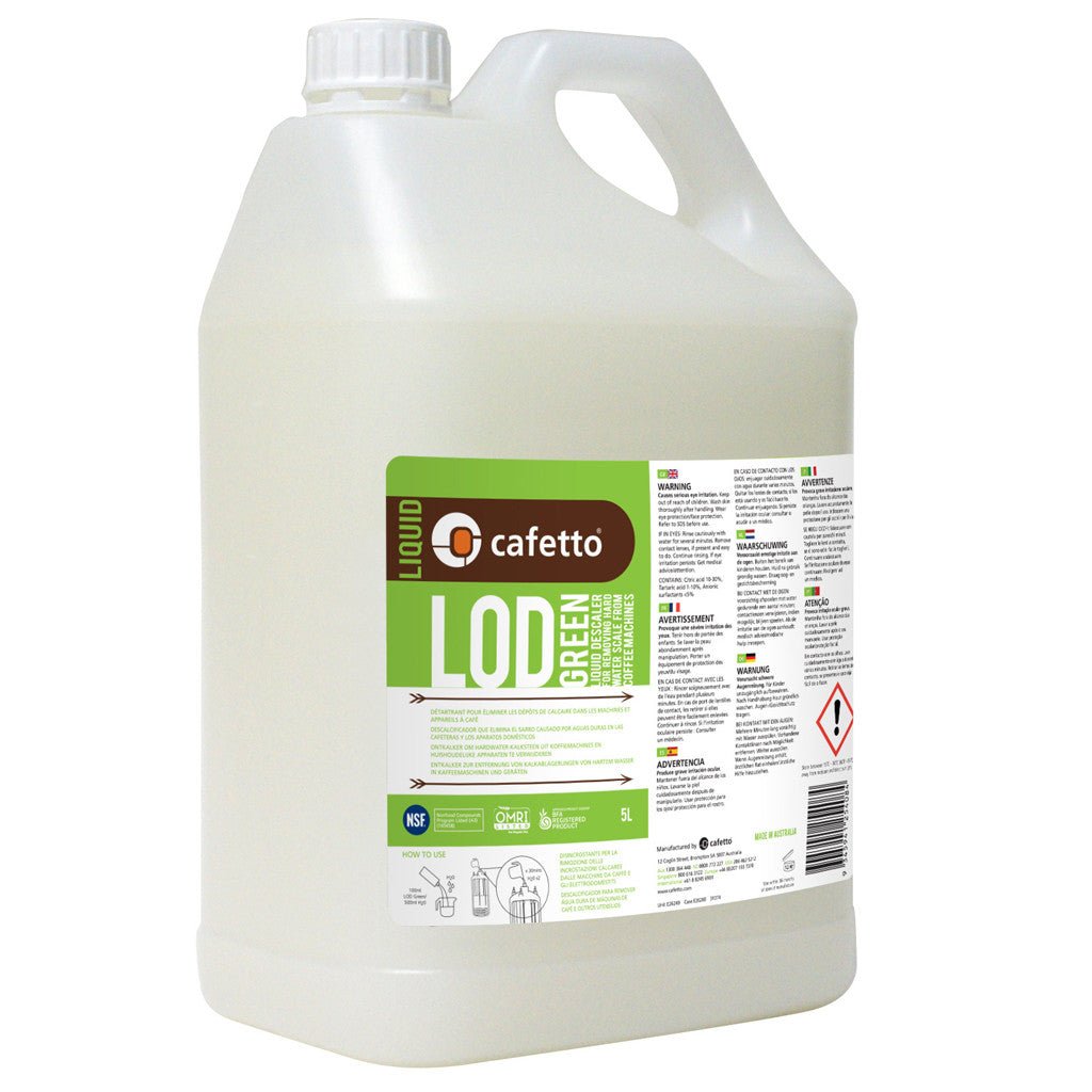 Cafetto 5 Litre Liquid Organic Descaler - Barista Supplies