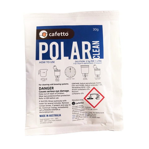 Cafetto Polar Clean Cold Brew System Cleaner Sachet - Barista Supplies