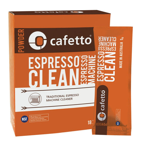 Cafetto18x5g Espresso Clean Powder - Barista Supplies