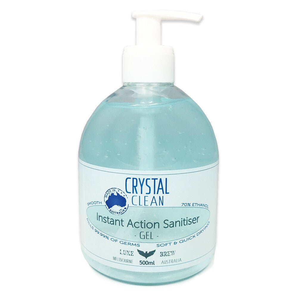 Crystal Clean Hand Sanitiser 500ml - Barista Supplies