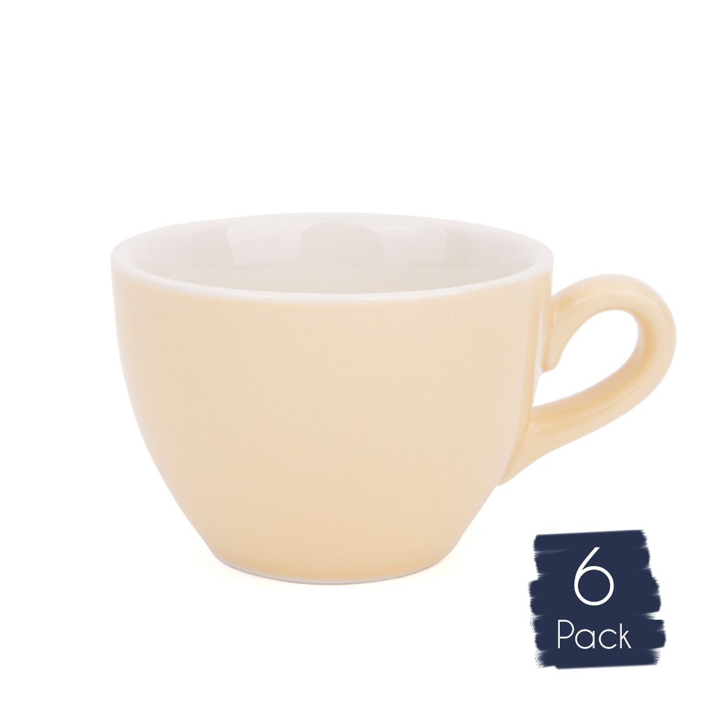 Premier Tazze - 180ml Cream Cappuccino Cup Set of 6 - Barista Supplies